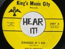 Wicked Country Bopper 45 HYLO BROWN Danged If I Do KINGS MUSIC CITY hear
