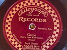 Autograph BOYD SENTER Mobile Blues JAZZ 1925    78 rpm V+ rare label CHICAGO