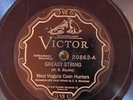 Victor 20862 West Virginia Coon Hunters GREASY STRING 1927 Bristol Sess 78 rpm
