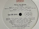Bruel & Kjaer / Ortofon QR 2010 RARE STEREO TEST RECORD 5 Hz - 45 kHz USA LP