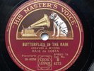 PIANIST RAIE DA COSTA (1905-34) ‘BUTTERFLIES IN THE RAIN’ 1933 HMV AUTOGRAPHED