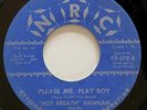 Hot Breath Hannah Please Mr. Play Boy 45 rpm NRC R&B Soul vg+