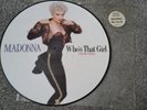 MADONNA WHO’S THAT GIRL 12” PIC PICTURE DISC 1987 VINYL RECORD UK 12 INCH