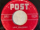 DOO WOP 45 POST 2011 EARL CURRY (& GROUP) LOVE SOMEBODY / HOBO