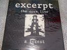 THE CURE EXCERPT LIVE - LP VINYL RARE CONCERT