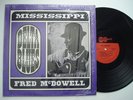 FRED McDOWELL Mississippi Delta Blues EX ARHOOLIE 70's/80's press LP Ultrasonic