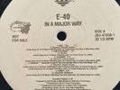E-40 IN A MAJOR WAY Original 1995 Promo Release LP Vinyl Record 2Pac Spice 1 E40
