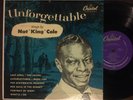 NAT KING COLE Unforgettable - 1952 1st Press Capitol 10
