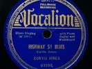 CURTIS JONES Highway 51 Blues 78 (1938) VOCALION #03990 (Covered By Bob Dylan)