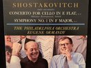 ROSTROPOVICH cello - SHOSTAKOVICH Concerto & Symphony #1 - COLUMBIA 6EYE ST LP