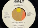 70s nola funk 7” CHUCK CONWAY Get On Up HEAR Amar 1978 SOUL