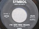 Poets- I've Got Two Hearts-Symbol 219- Orig Black & Silver Lbl-Hear Both-Copy #2
