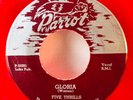 rare FIVE THRILLS Gloria / Wee Wee Baby RED Wax DOO WOP Soul 45 Parrot P-53201