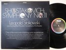 STOKOWSKI Shostakovich Symphony 11 CAPITOL 2 LP NM vinyl records tas houston sym