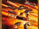 Judas Priest - Firepower SIGNED BY FULL BAND ROB HALFORD sleeve only