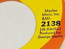 (2) *NM* THE BEATLES RARE 1968 MONO LADY MADONNA WITHOUT RUNNING TIME ON LABELS