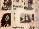 Led Zeppelin Whole Lotta Love Swedish Issue+ RARE Picture Sleeve 1969 Atlanic 45