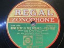 REGAL ZONOPHONE MR771 The Blue Lyres: How Deep Is The Ocean? E