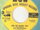 THE INVITATIONS Girl Im Leavin You The Skate MGM PROMO NORTHERN SOUL USA 45