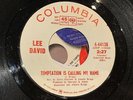 LEE DAVID . Temptation is calling my name . ORIGINAL Columbia Promo