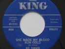 R&B Blues Popcorn IKE TURNER She Made My Blood Run Cold / The Big  KING 45 HEAR