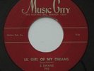 Doo Wop R&B Bay Area 5 SWANS Lil Girl Of My Dreams / Lil Tipa MUSIC CITY 45 HEAR