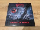 Obituary Cause of Death Vinyl 1990 1st Press Roadracer RC 9370 1 Death Metal