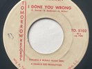 KIP ANDERSON - I Done You Wrong / RARE NORTHERN SOUL R&B Tomorrow Records