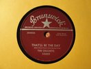 BUDDY HOLLY & THE CRICKETS - That'll Be The Day - Rare BRUNSWICK Early Rock 78