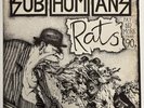 SUBHUMANS RATS EP 4 TRACK 7” VINYL WITH FOLDOUT POSTER SLEEVE BLUURG FISH10 1984