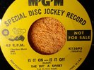 THE BIT A SWEET Is It On - Is It Off MGM 13695 DJ GARAGE