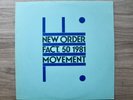NEW ORDER Movement Vinyl LP 1981 Factory 1st UK Press EX/VG+ Joy Division