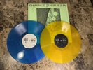 ROLLING STONES GIMME SHELTER TMOQ BLUE YELLOW COLORED VINYL DEMO COPY 2LP EX+