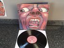 LP KING CRIMSON IN THE COURT OF THE CRIMSON KING PINK LABEL UK 1ST PRESS EX-/EX-