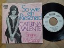 Caterina Valente - So wie ein Riesenrad 7'' Vinyl Germany PROMO