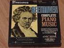 BEETHOVEN COMPLETE PIANO MUSIC 21 record box set Ultra High Fi Murray Hill S3456