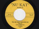 '59 VA. R&B SHOUTER LUCKY EDWARDS Tell Me You Love Me/Lonesome Walk NU KAT HEAR