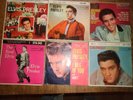 6 vtg Elvis Presley record 45 Picture Sleeves ONLY - 5 EP , 1 paper