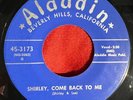 Shirley & Lee - Shirley Come Back To Me / Baby - Aladdin - RARE ORIG R&B 45