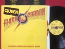 QUEEN   FLASH GORDON LP (1980) EX/EX SHRINK HYPE ORIG SOUNDTRACK ELEKTRA 5E-518