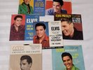 7 Vintage ELVIS PRESLEY Vinyl Records 45rpm w/ Picture Sleeves