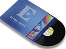 Elton John 2LP Exclusive Ltd 1000 edtn Litho Print and Blue Sparkle Cover Vinyl