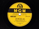 1956 CONNIE FRANCIS &The Jaybirds (Bobby Darin) 78 MY FIRST REAL LOVE MGM 902 E-