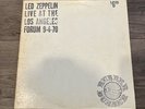 Led Zeppelin Live At The Los Angeles 9-4-70 Vinyl 1970 70-007-03C Rubber Dubber