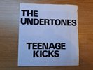 UNDERTONES,  Teenage Kicks ... 1977 punk EP ... b&w 'foldout' poster SLEEVE ONLY