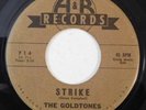 surf garage 45 THE GOLDTONES Strike, Gutterball A&R 45 HEAR VG plays well guitar