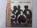 Queen The Works EMI EMS-91076 Japan Poster VINYL LP OBI