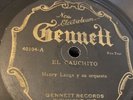 Electric Gennett 78 RPM Henry Lange Orch - El Cauchito 40104 V/V+ SPANISH ISSUE