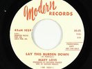 Northern Soul 45 - Mary Love - Lay This Burden Down - Modern - mp3