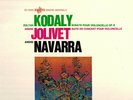 FRANCE CLASSICAL LP ANDRE NAVARRA ZOLTAN KODALY ANDRE JOLIVET : VIOLONCELLE